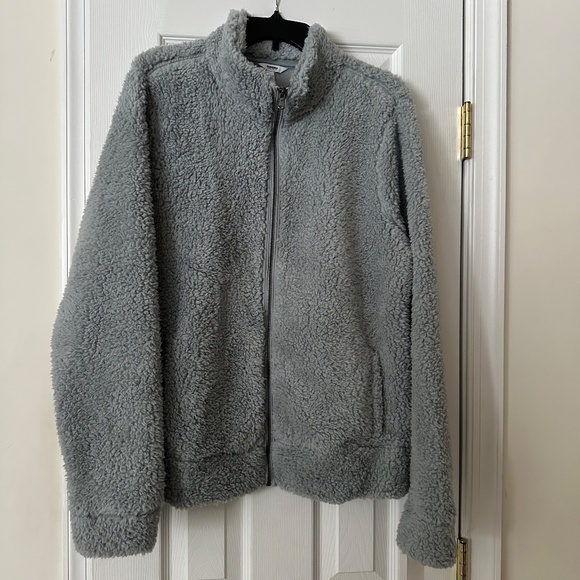Sonoma Goods For Life Jackets & Blazers - NWT Sonoma SHERPA Zippered Jacket XL Juniors GRAY